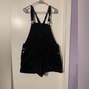 Black overalls